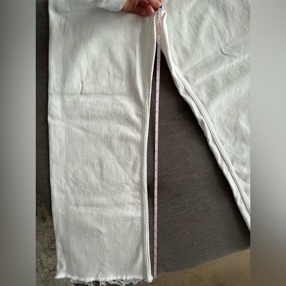 NWOT Zara Marine Straight Jeans Ecru - Picture 5 of 5